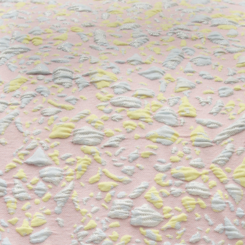DAGNY #493-856/50 Cushion cover Rose w/light blue/yellow/lurex