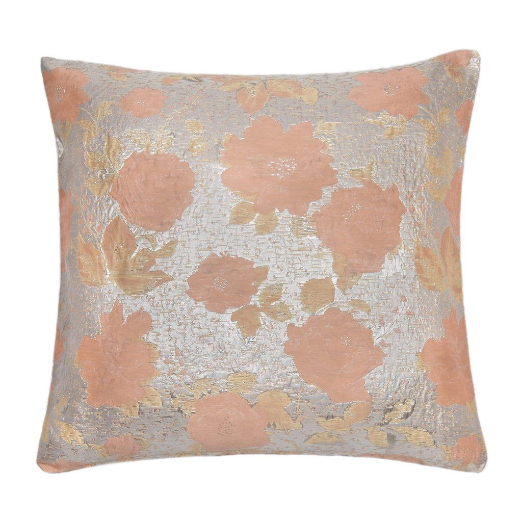DAGNY #534-909/50 Cushion cover Peach/Yellow/Silver lurex