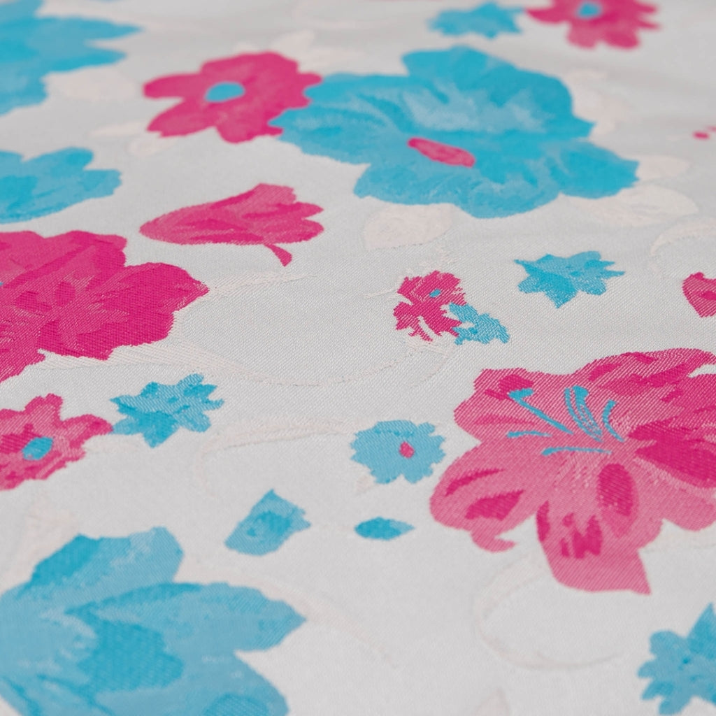 DAGNY #424-746/50 Cushion cover Blue/Pink flowers