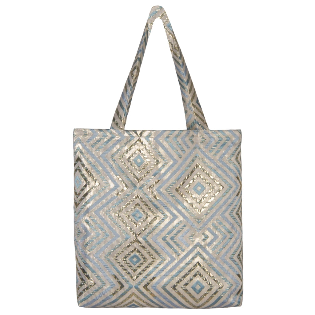DAGNY #446-831/bag Bag Light blue w/lurex