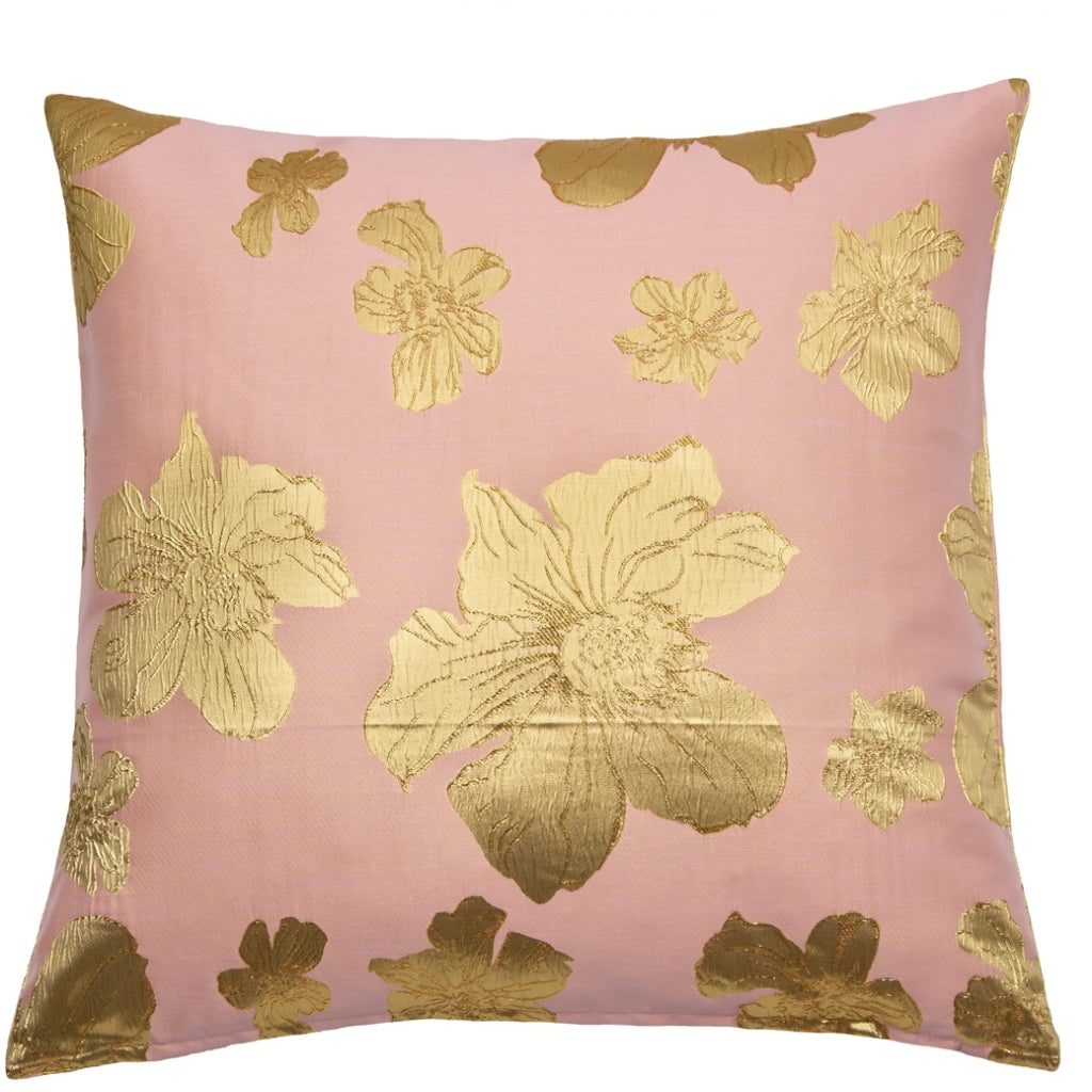 DAGNY #304-741/65 Cushion cover Rose w/Gold lurex
