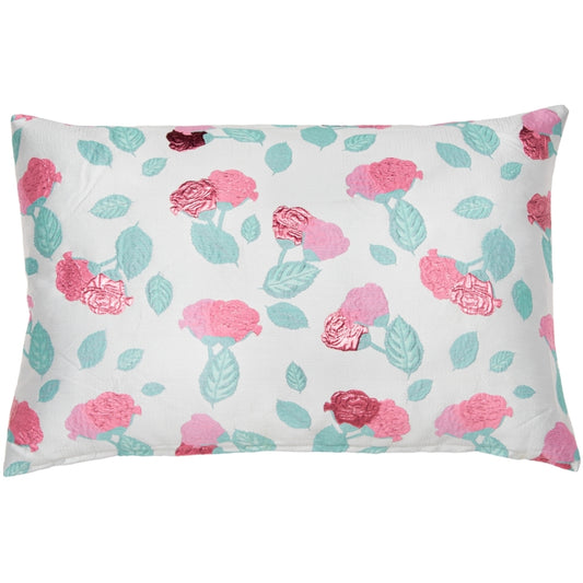 DAGNY #322-697/40 Cushion cover Light Blue w/Pink lurex