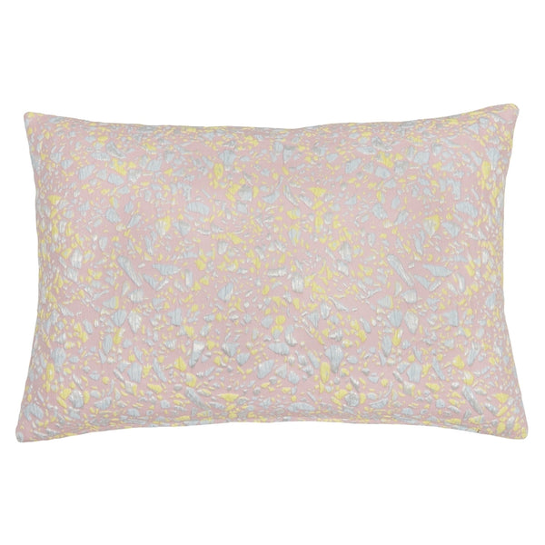 DAGNY #493-856/40 Cushion cover Rose w/light blue/yellow/lurex