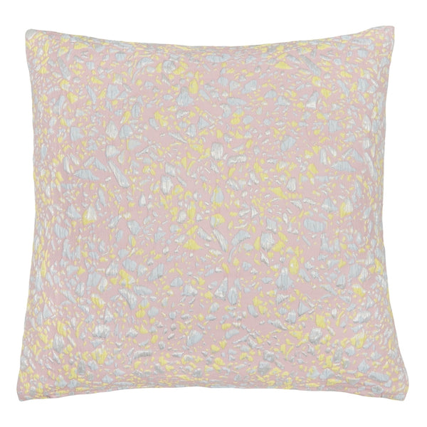 DAGNY #493-856/50 Cushion cover Rose w/light blue/yellow/lurex