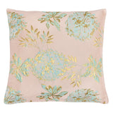 DAGNY #494-870/50 Cushion cover Rose w/mint + gold lurex