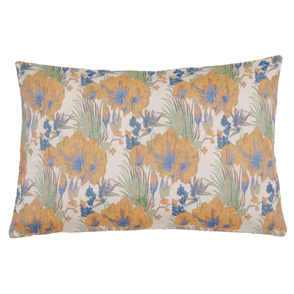 DAGNY #498-852/40 Cushion cover Sand w/flowers