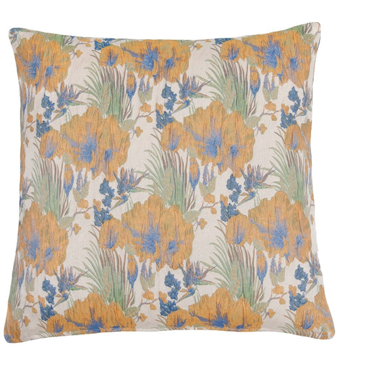 DAGNY #498-852/50 Cushion cover Sand w/flowers