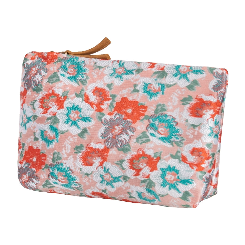 DAGNY #500-835/18 Pouch Rose w/multicolor flowers