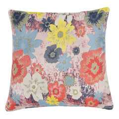 DAGNY #501-836/40 Cushion cover Rose w/multicolor flowers