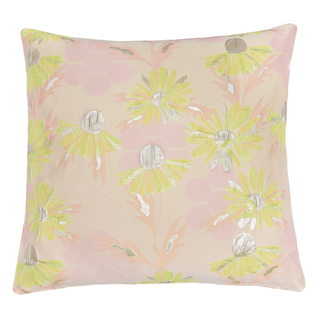 DAGNY #504-859/50 Cushion cover Sand w/flowers