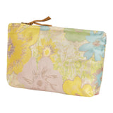 DAGNY #505-841/18 Pouch Yellow w/multicolor flowers