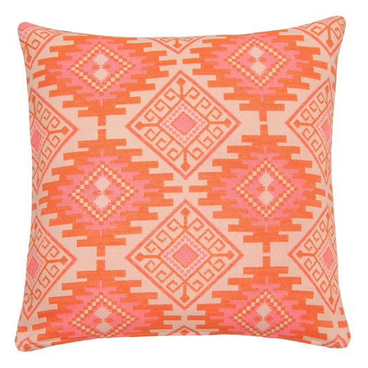 DAGNY #506-872/65 Cushion cover Sand w/light pink/orange