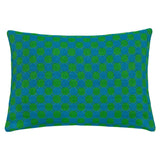 DAGNY #526-874/40 Cushion cover Blue w/green dots