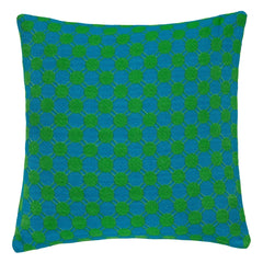 DAGNY #526-874/65 Cushion cover Blue w/green dots