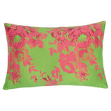 DAGNY #527-838/40 Cushion cover Green w/Pink lurex