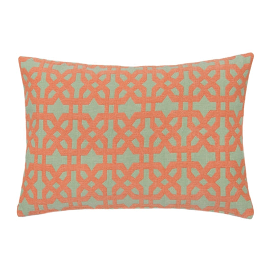 DAGNY #537-925/40 Cushion cover Green/Orange