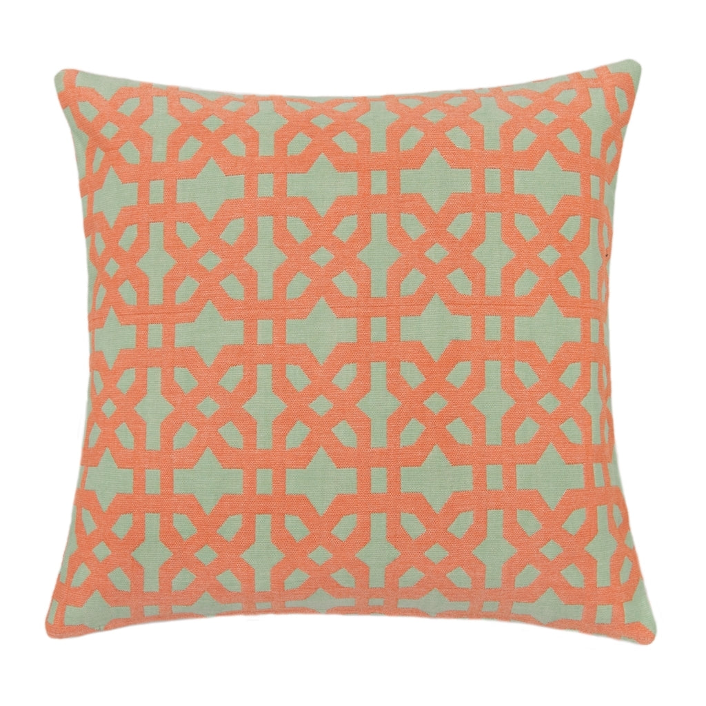 DAGNY #537-925/50 Cushion cover Green/Orange