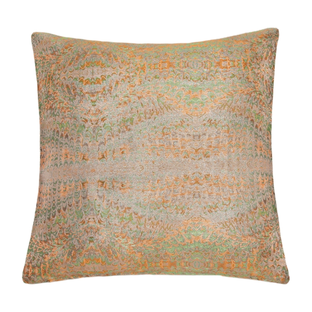 DAGNY #538-893/50 Cushion cover Orange/Green/Lurex