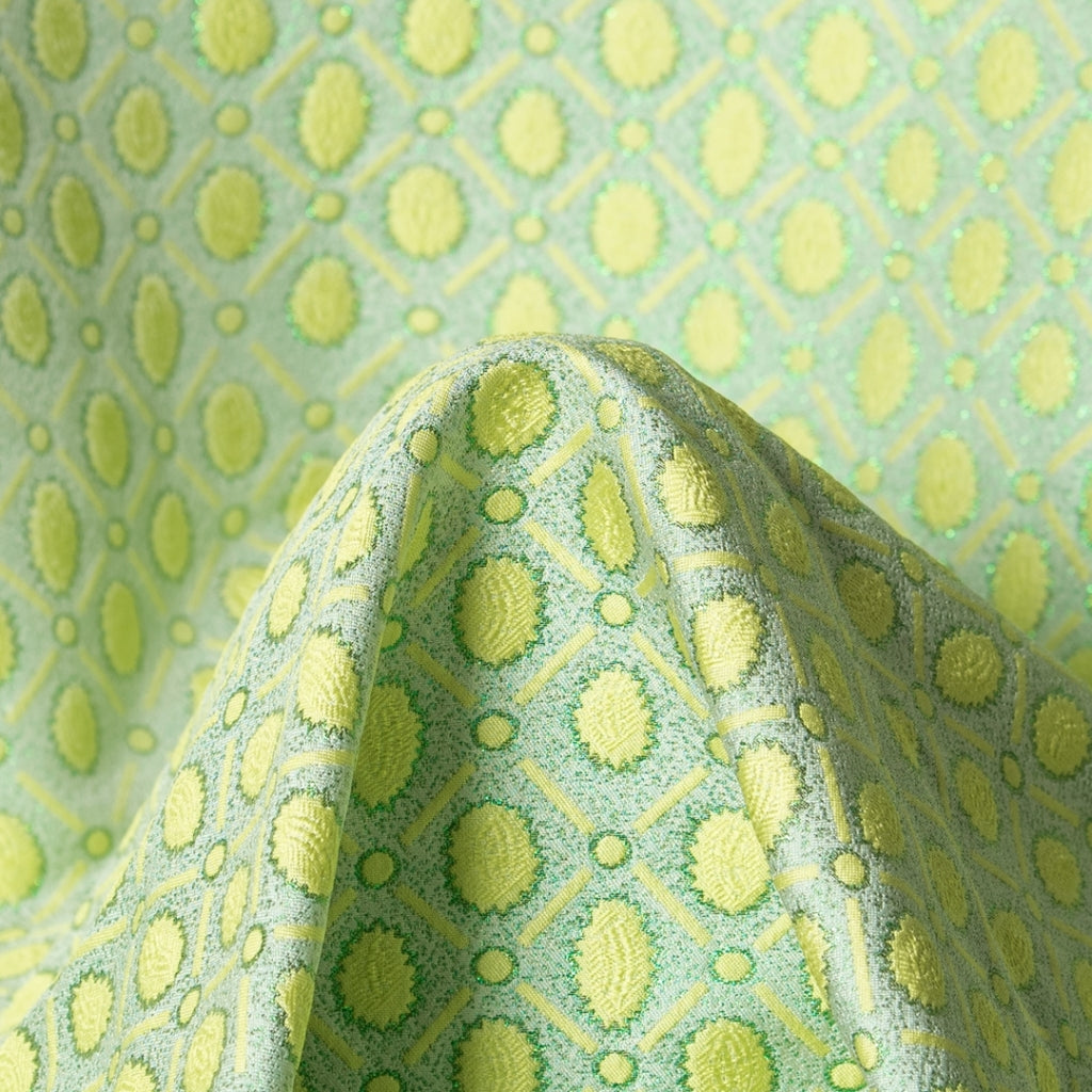 DAGNY #570-921/50 Cushion cover Light green w/lurex