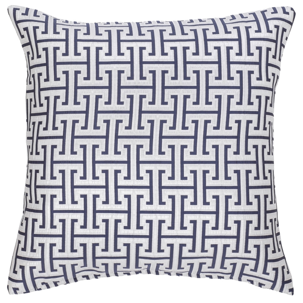 DAGNY #214-580/50 Cushion cover Navy/silver