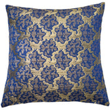 DAGNY #303-738/50 Cushion cover Blue w/Gold lurex