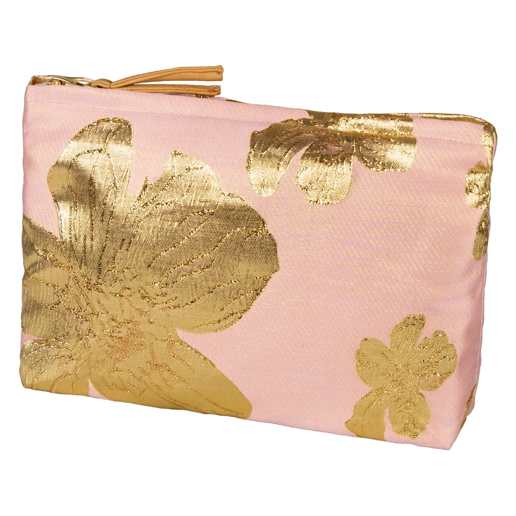 DAGNY #304-741/18 Pouch Rose w/Gold lurex