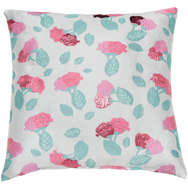 DAGNY #322-697/50 Cushion cover Light Blue w/Pink lurex