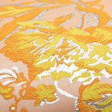 DAGNY #335-736/40 Cushion cover Orange/Yellow w/Silver lurex