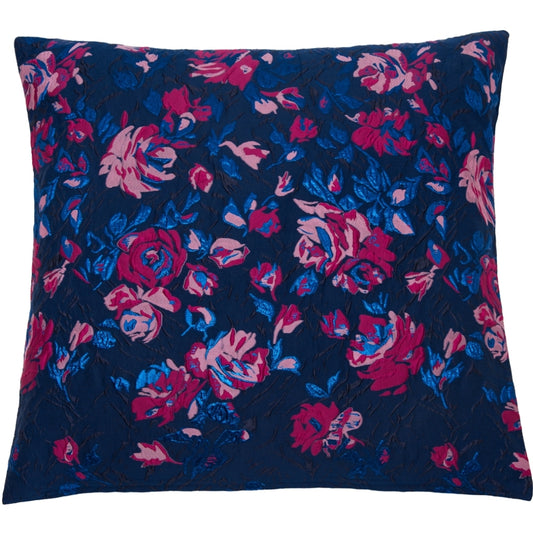 DAGNY #393-698/50 Cushion cover Navy w/flowers