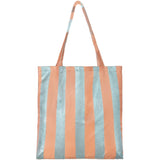 DAGNY #395-777/bag Bag Peach/Blue stripe w/lurex