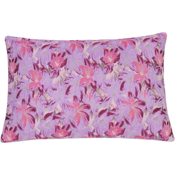 DAGNY #422-760/40 Cushion cover Purple w/flowers