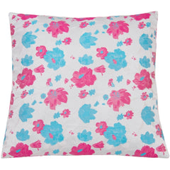 DAGNY #424-746/50 Cushion cover Blue/Pink flowers