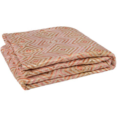 DAGNY #444-829/bed Bed Spread Rose w/Gold lurex