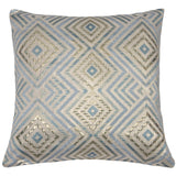 DAGNY #446-831/50 Cushion cover Light blue w/lurex
