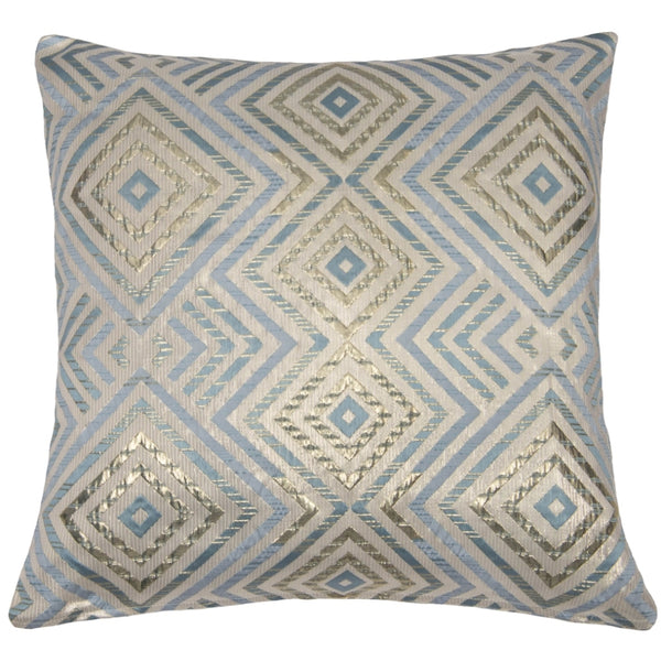 DAGNY #446-831/65 Cushion cover Light blue w/lurex