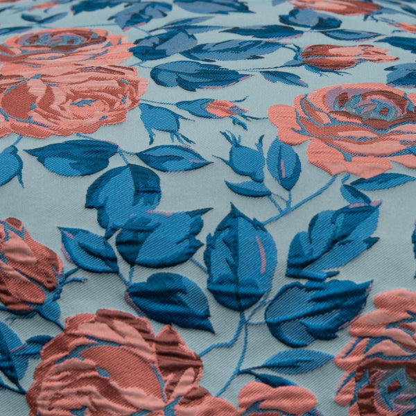 DAGNY #452-813/50 Cushion cover Blue w/flowers