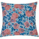 DAGNY #452-813/50 Cushion cover Blue w/flowers