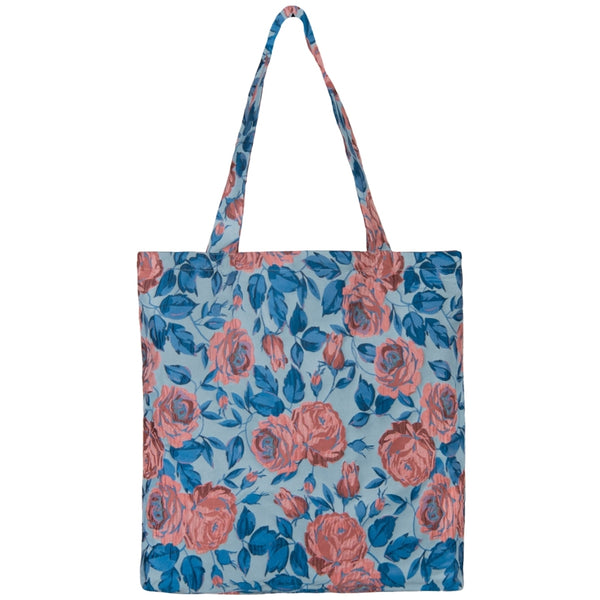 DAGNY #452-813/bag Bag Blue w/flowers