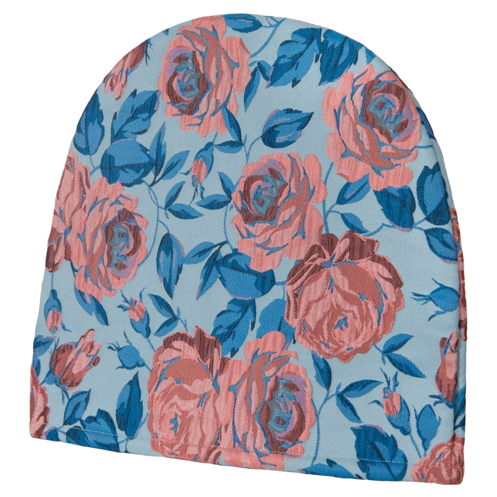 DAGNY #452-813/tea Teapot Cover Blue w/flowers