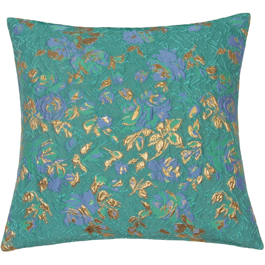 DAGNY #468-798/50 Cushion cover Green w/Gold lurex