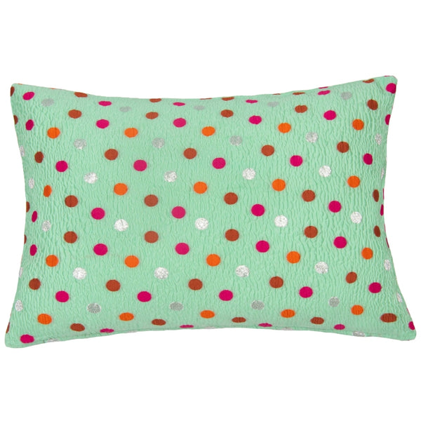 DAGNY #481-812/40 Cushion cover Multicolor dots w/lurex