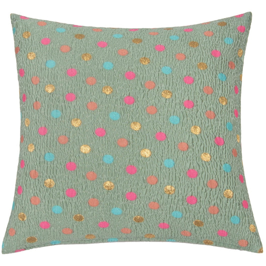 DAGNY #484-811/50 Cushion cover Multicolor dots w/lurex
