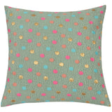 DAGNY #484-811/65 Cushion cover Multicolor dots w/lurex
