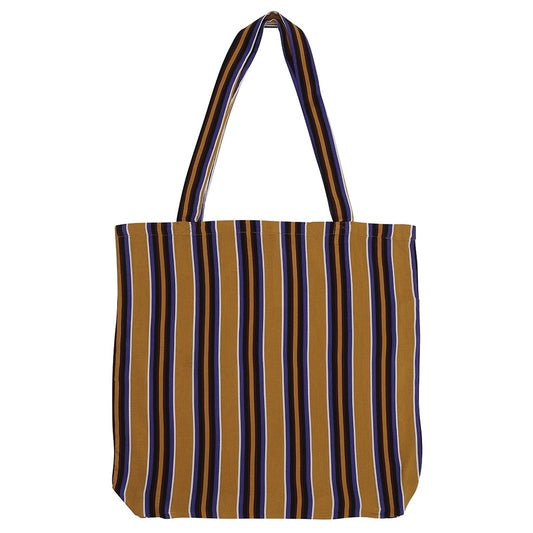 DAGNY Shopper #19051 Bag Mustard w/stripes