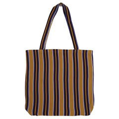 DAGNY Shopper #19051 Bag Mustard w/stripes