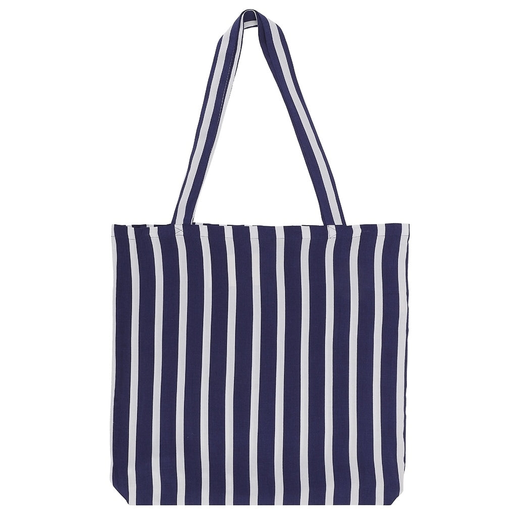 DAGNY Shopper #19046 Bag Blue/white stripe